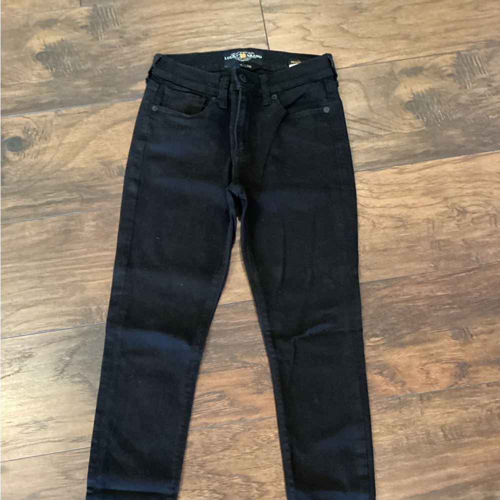 Lucky Brand Jeans Women’s Size 2/26 Black Mid Rise Brooke Legging Jean.